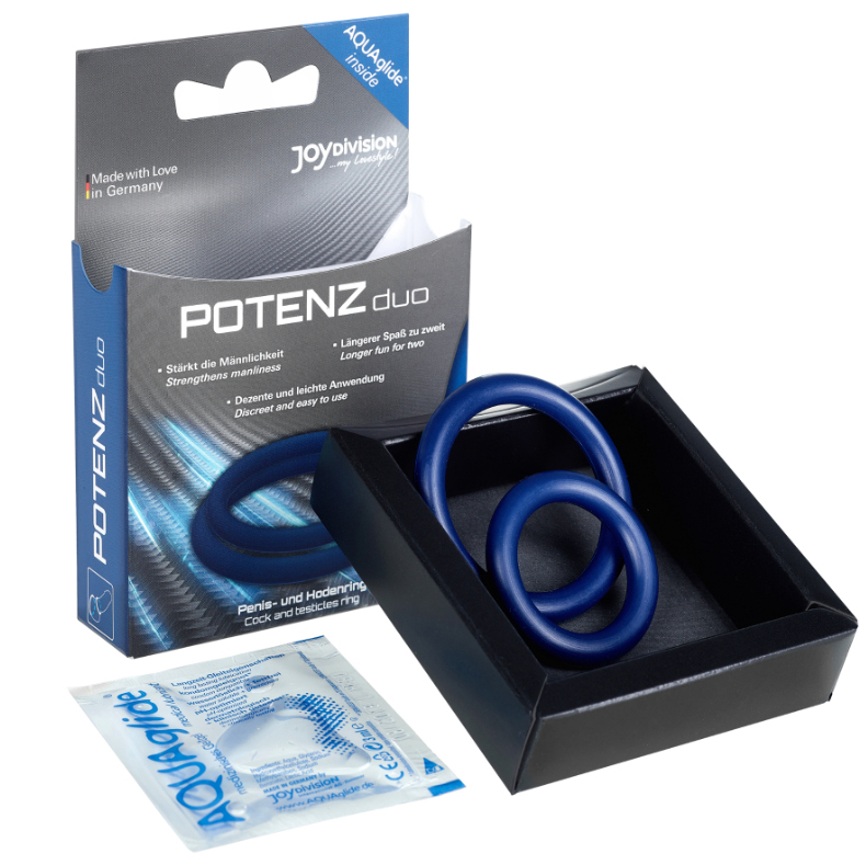Anneau pénien double POTENZduo — vue de profil
