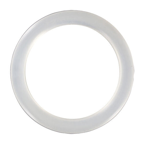 Anneau penien POTENZplus en silicone transparent Joydivision, anneau circulaire lisse et souple sur fond blanc, dispositif pour maintenir une erection plus ferme et durable