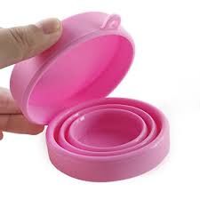 Stérilisateur pliable pour coupe menstruelle — vue de dos