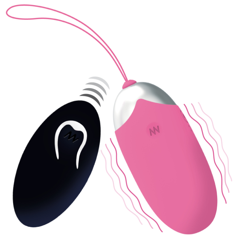 Œuf vibrant à télécommande sans fil pour couple — vue de profil
