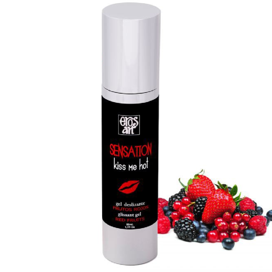 Lubrifiant gourmand fruits rouges effet chauffant — vue principale