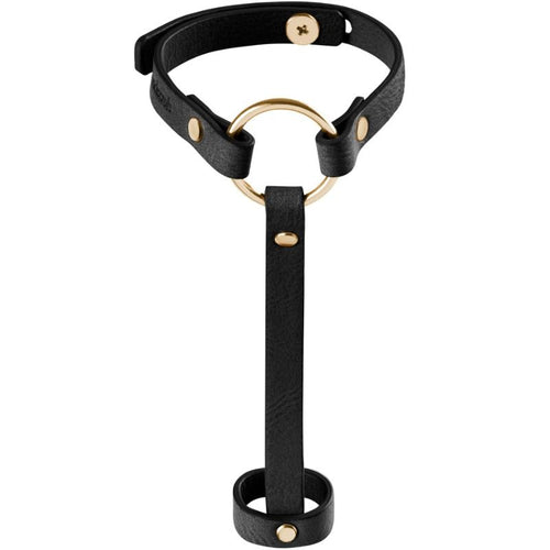 Bracelet harnais Maze noir polyuréthane réglable — vue principale