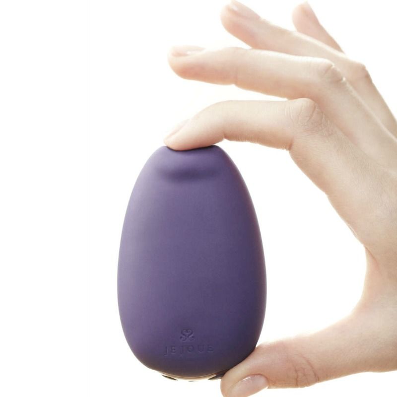 Masseur clitoridien Mimi Soft silicone violet — vue de profil