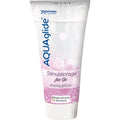 Tube AQUAglide Stimulationsgel fur Sie gel stimulant clitoridien Joydivision, design blanc et rose, gel intime base eau a effet picotant compatible preservatifs latex