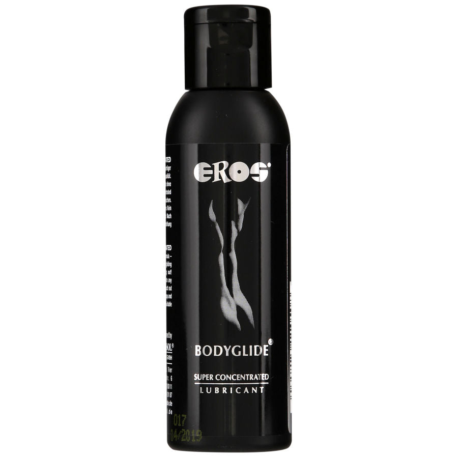 Lubrifiant silicone superconcentré Bodyglide Eros — vue de profil