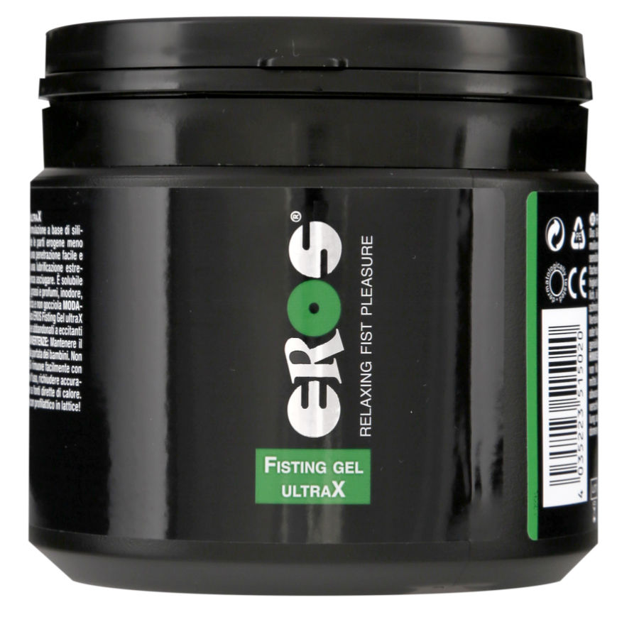 Gel lubrifiant relaxant pour jeux anaux — vue de profil