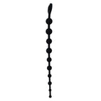 Chapelet anal en silicone doux à billes — vue de dos
