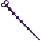 Chapelet anal en silicone doux à billes — comparatif dimensionnel