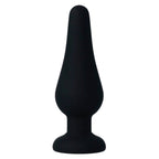 intense plug anal pipo m silicone noir 11 cm