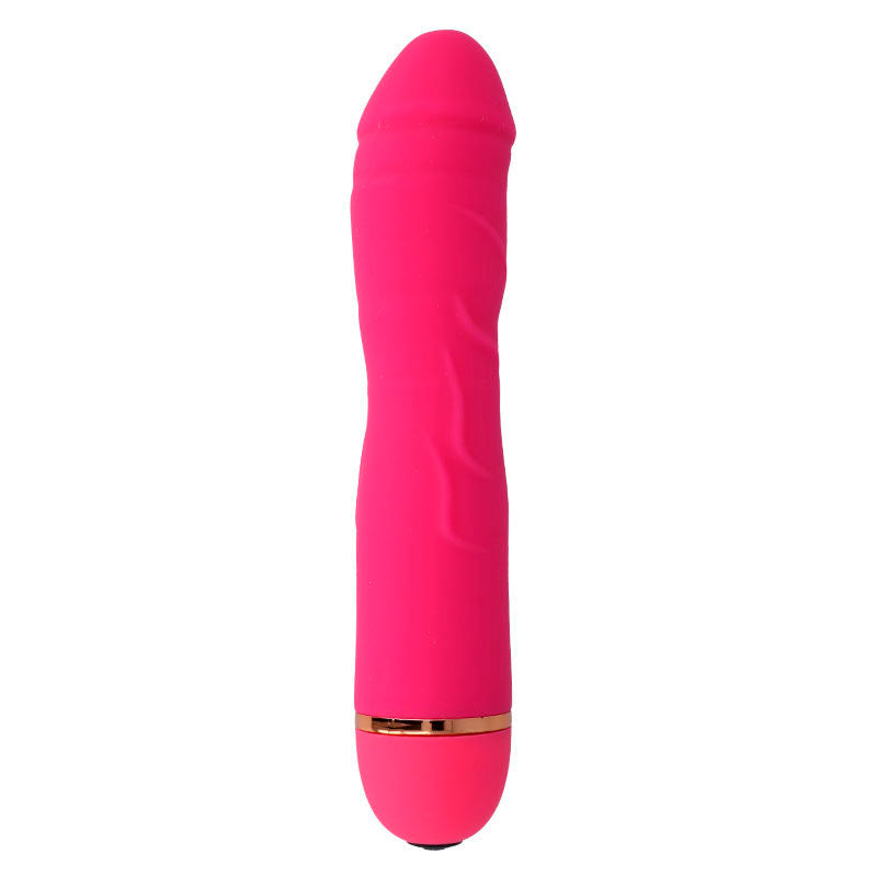 Vibromasseur silicone 20 modes rose — détail produit