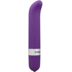 OhMiBod Freestyle G violet de 15,9 cm présenté à la verticale avec tête incurvée.