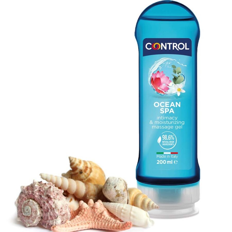 Gel de massage et plaisir 2-en-1 parfum marin 200 ml — vue principale