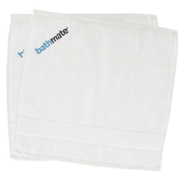 Serviettes en microfibre blanches Bathmate gravees du logo, accessoires de sechage du kit de nettoyage pour entretien de la pompe penienne hydraulique