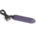 Mini vibromasseur bullet silicone avec manchon de doigt — détail texture surface