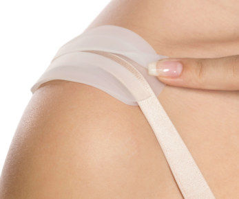 Coussinets antidérapants pour bretelles de soutien-gorge — vue de profil
