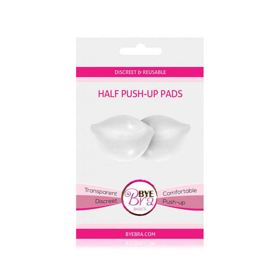 Demi-coussinets push-up transparents pour soutien-gorge — vue de profil