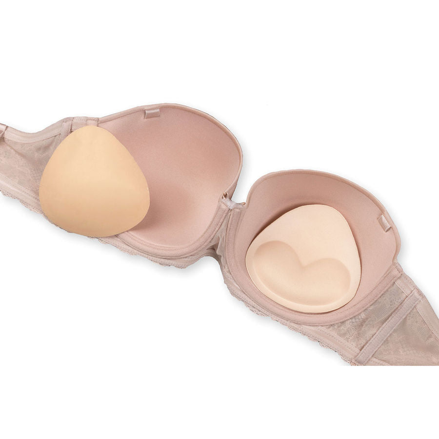 Coussinets push-up adhésifs Perfect Shape beige — vue de profil