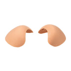 Protecteurs d'épaules support beige mousse — vue de profil
