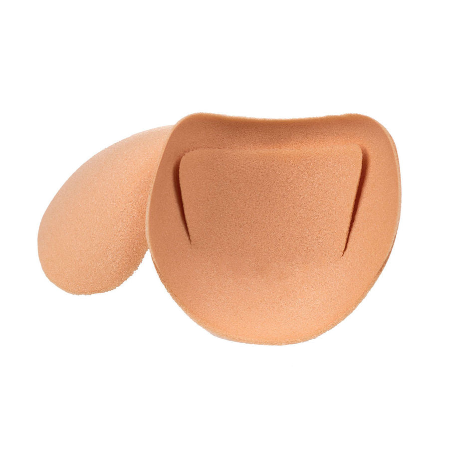 Protecteurs d'épaules support beige mousse — vue de dos