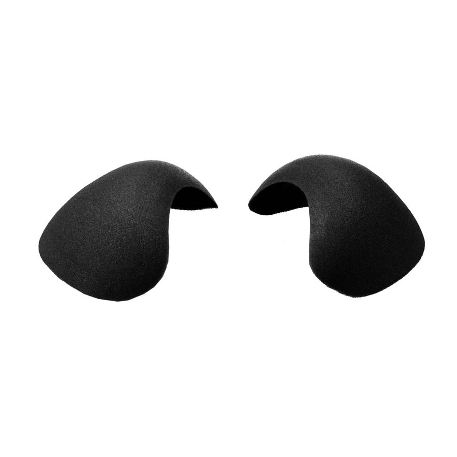 Épaulettes de soutien-gorge mousse antidérapante — détail texture surface