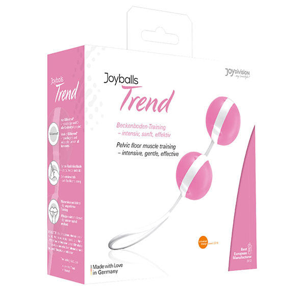 Boules chinoises silicone rose effet trampoline — détail produit