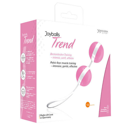 Boules chinoises silicone rose effet trampoline — détail produit
