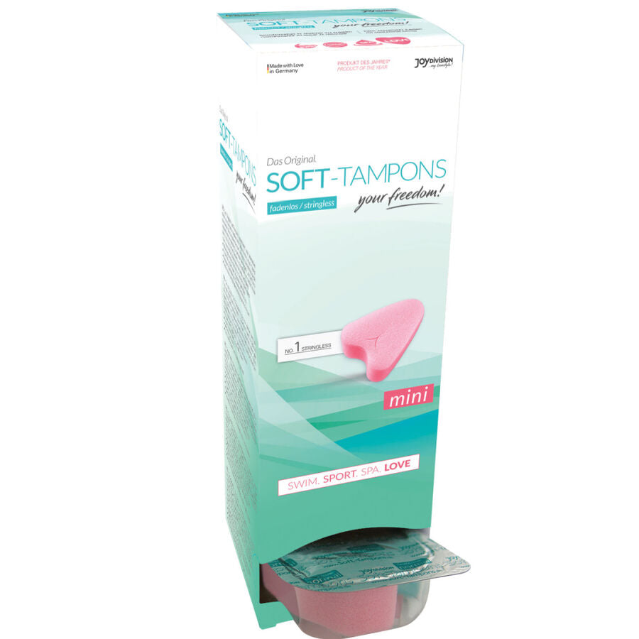 Tampons souples en mousse format mini en boîte — vue principale