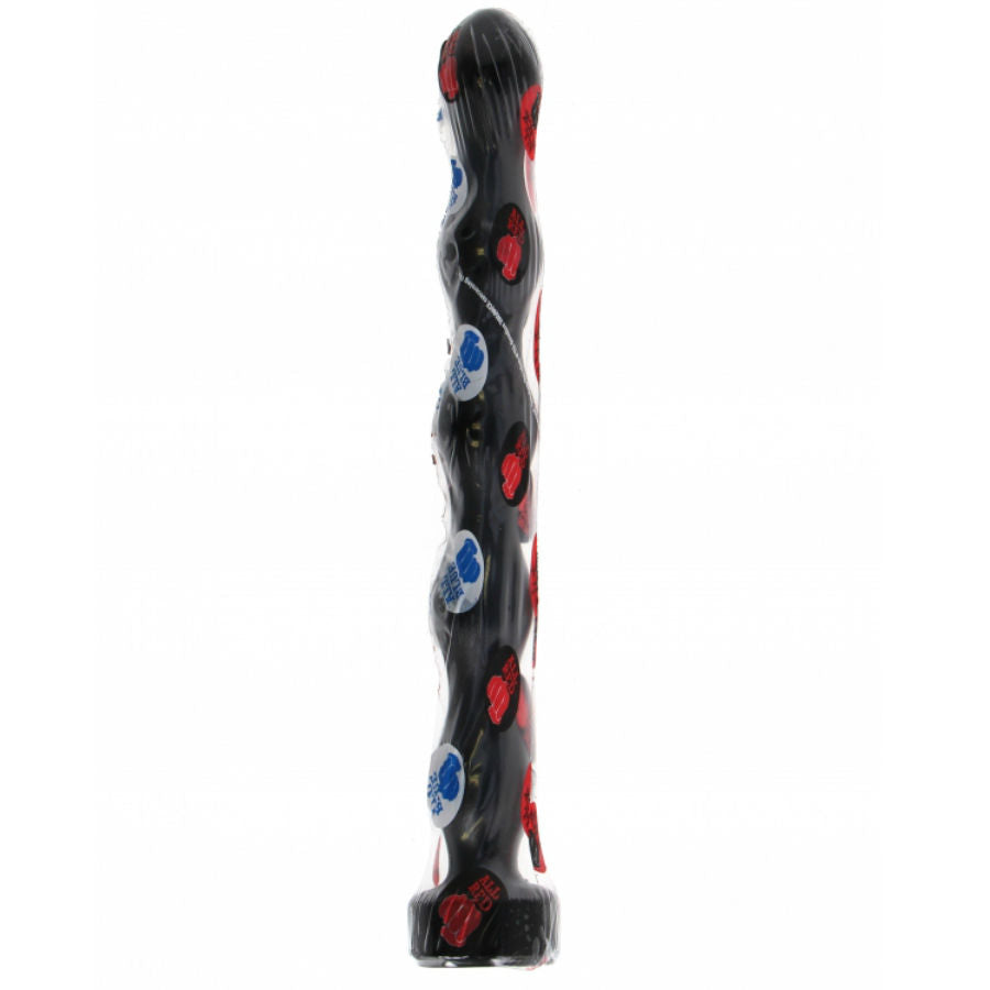Plug anal balle All Black silicone — détail produit