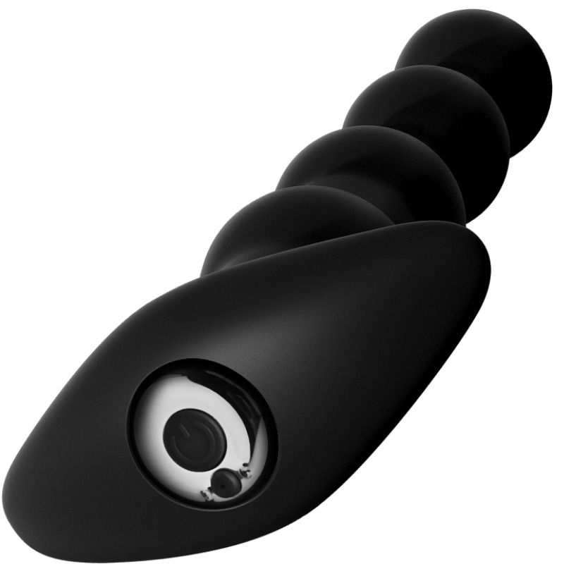 Chapelet anal vibrant rechargeable au design fin — détail produit