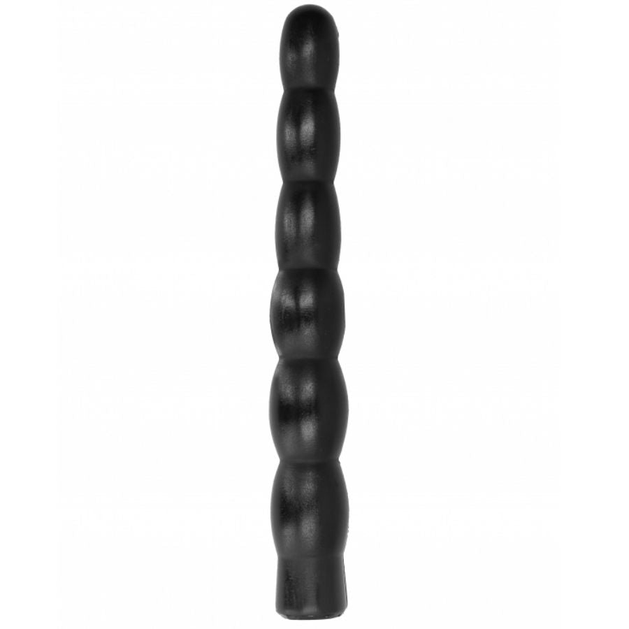 Long gode anal fin en silicone — vue de profil