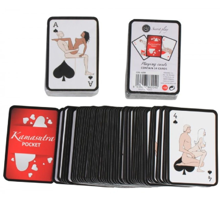 Cartes à jouer Kamasutra de poche 54 cartes — vue principale