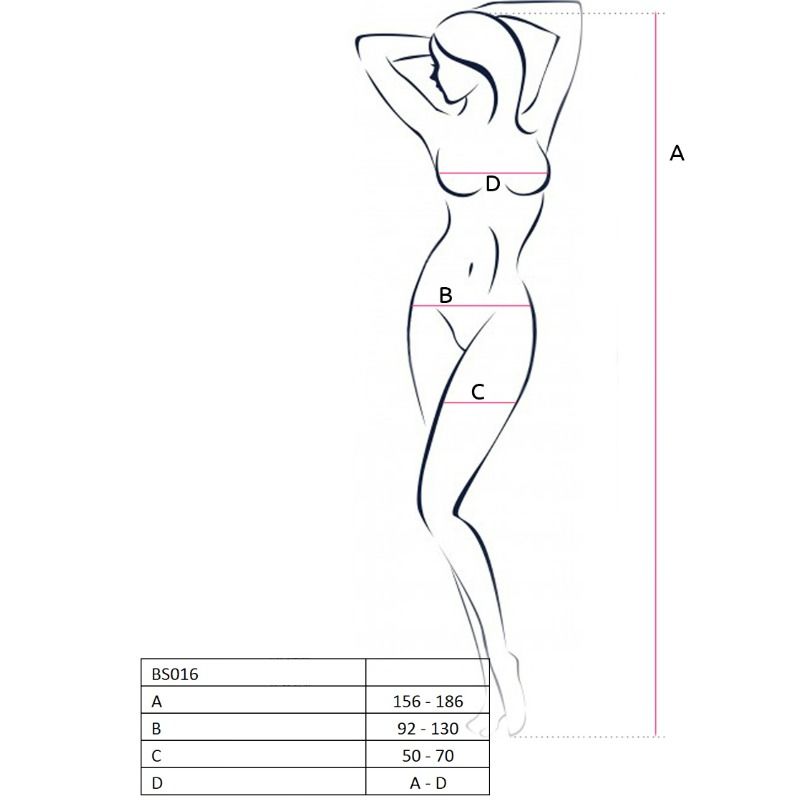 Femme bs016 bodystocking noir taille unique