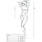 Bodystocking résille à entrejambe ouvert — détail produit