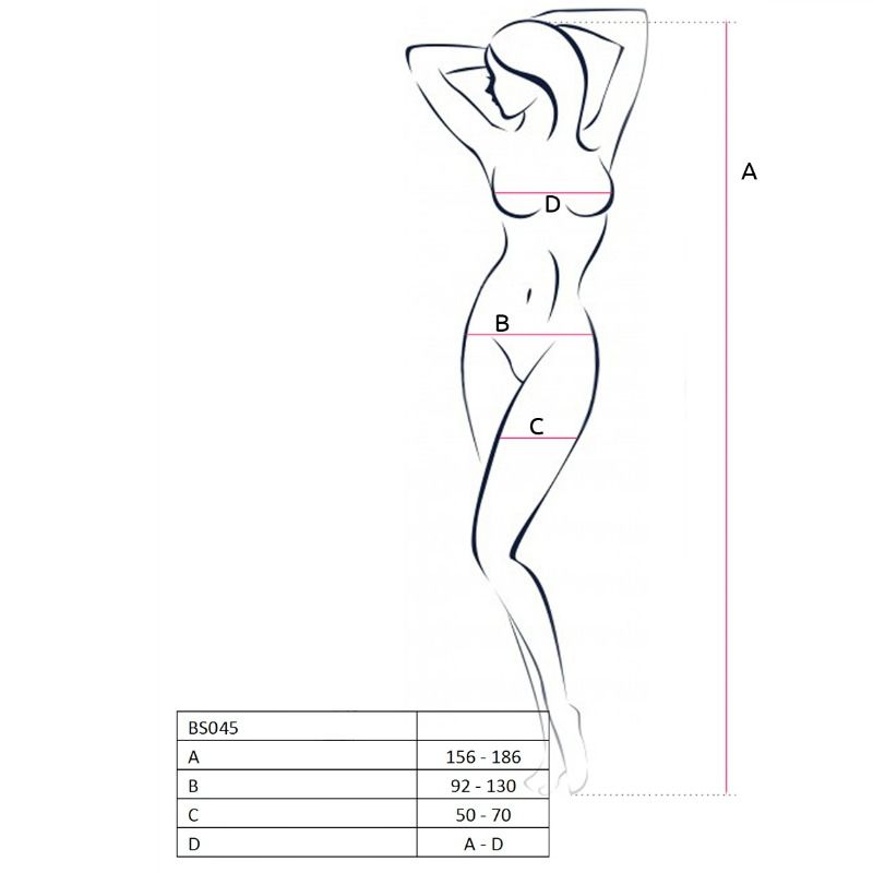 Bodystocking résille noir ouverture entrejambe — détail produit