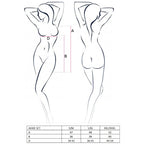 Ensemble costume infirmière Akkie string et chapeau — vue de dos