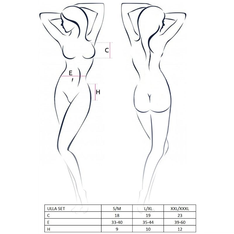 Ensemble lingerie deux pièces Ulla élégant — vue de profil