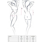 Ensemble Zoé lingerie sexy noire polyester — vue de dos