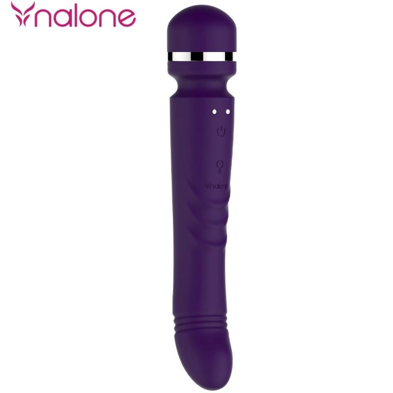 Masseur double tête vibrant Yoni — détail texture surface