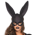 Masque loup oreilles de lapin à paillettes — vue principale