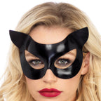 Masque de chat en vinyle fétiche — détail produit