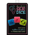 Jeu de dés luminescent pour couples — vue principale