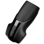 Masturbateur vibrant en silicone deux moteurs — vue de profil