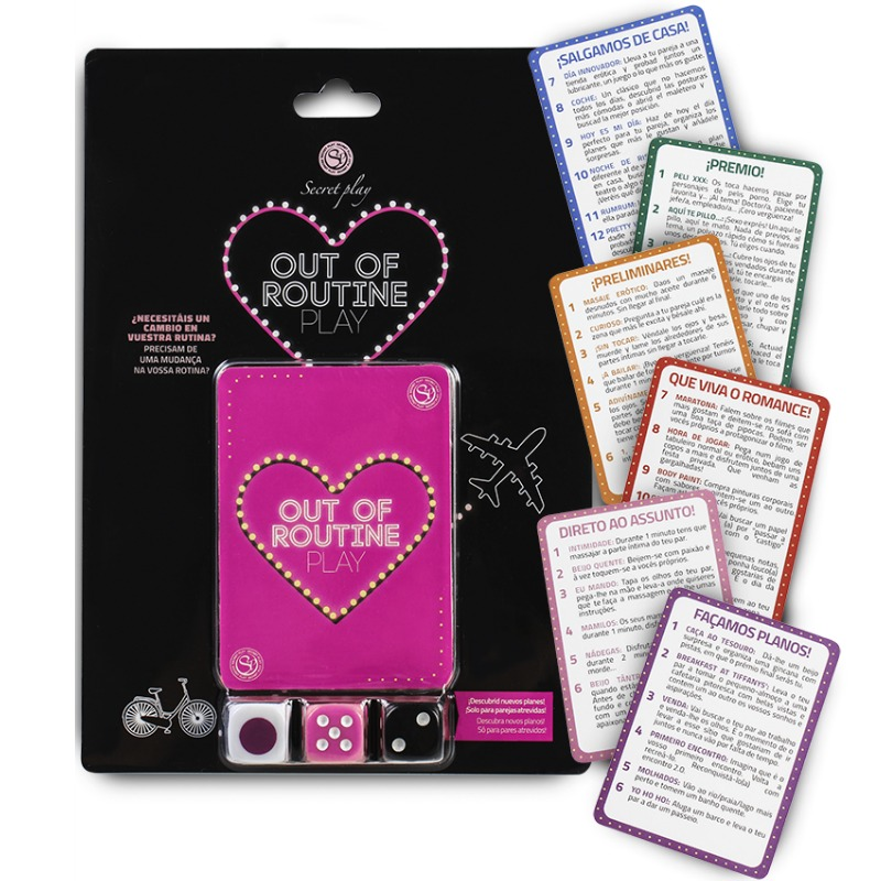 Jeu de dés coquin pour couple sortir de la routine — vue principale