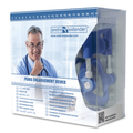 Emballage de l'Andro Extender vu de face, boite transparente avec photo d'un medecin et mention Penis Enlargement Device, dispositif medical de traction pour l'allongement penien