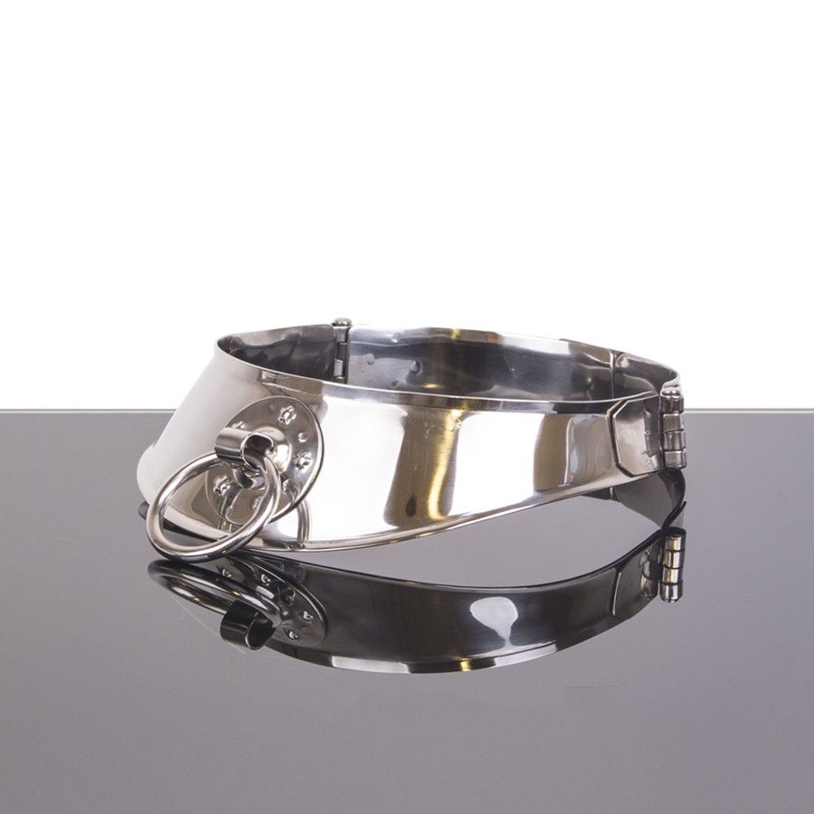 Collier de soumission en acier inoxydable avec anneau — détail produit