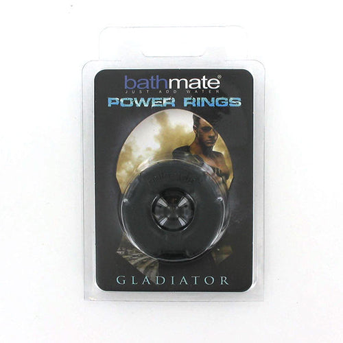 Anneau pénis TPR gladiateur noir — détail produit