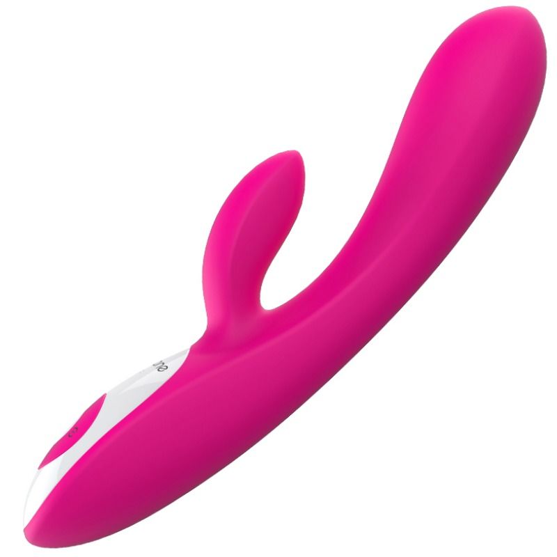 Vibrateur lapin rechargeable avec commande vocale — détail texture surface