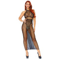 leg avenue robe sans dos double filet lisse