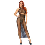 leg avenue robe sans dos double filet lisse