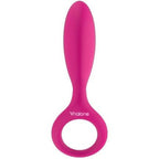 Anneau vibrant Nalone rose en silicone avec bille clitoridienne et anneau souple. Soutient l'érection et stimule le clitoris pendant les rapports, télécommandé, bodysafe.